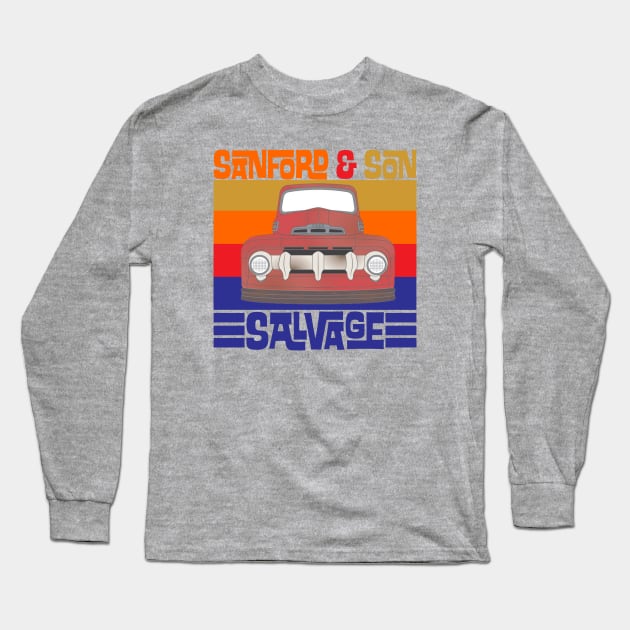 Sanford And Son Salvage Long Sleeve T-Shirt by Orlind